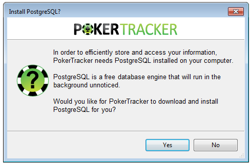 Installing Poker Tracker 4 PostgreSQL