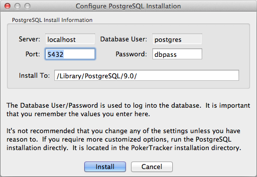 Configure PostgreSQL