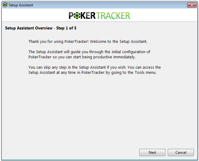 Poker Tracker 4 Setup Assistant